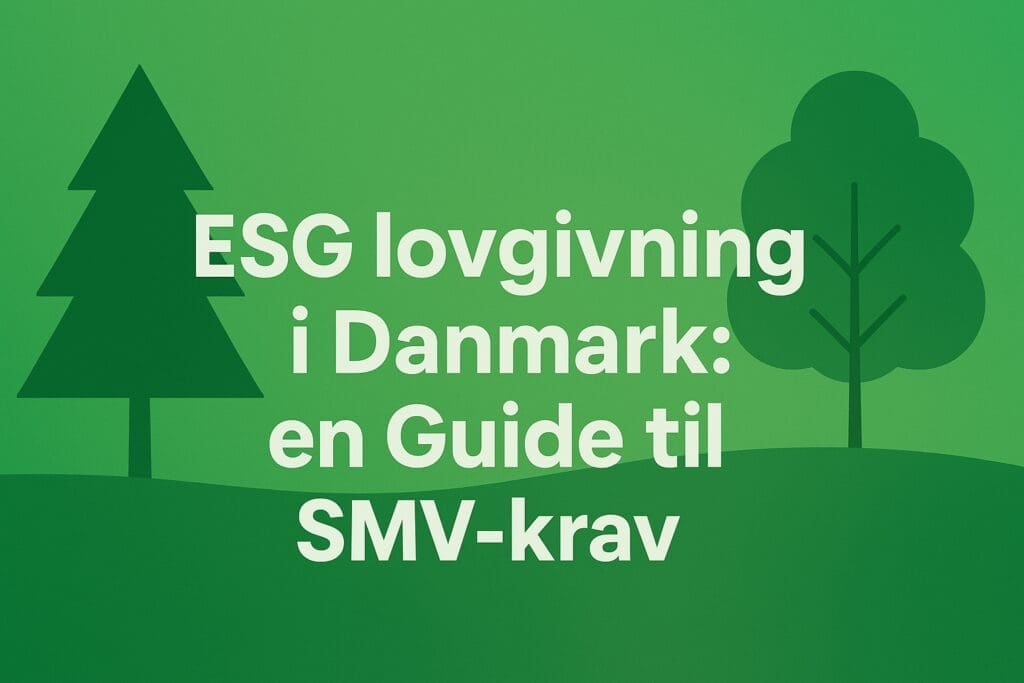 ESG lovgivning i Danmark
